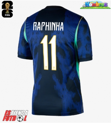 Brasil Raphinha Belloli #11 Segunda Equipación Mundial 2026 Manga Corta